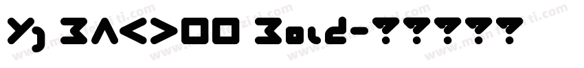 Yj BACDOO Bold字体转换